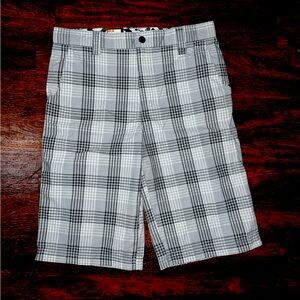 SHAUN WHITE Boys Size 16 Checkered Shorts